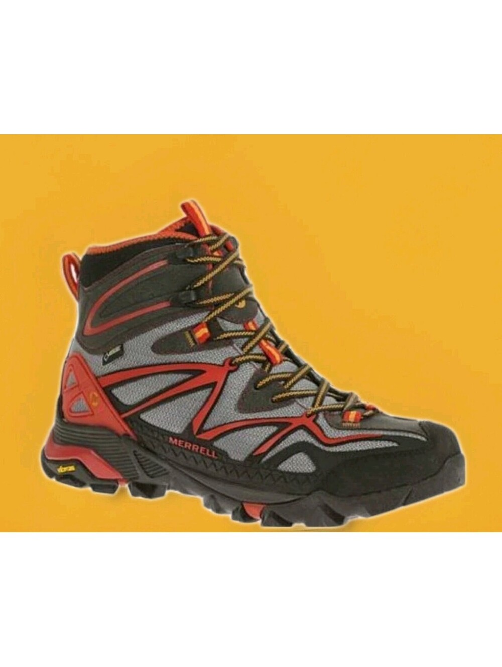 $199 Merrell Capra Sport Mid Gore-Tex Trail Hiking Boots Men 13 14 48 Waterproof
